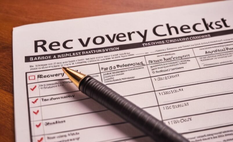 Photo Recovery Checklist