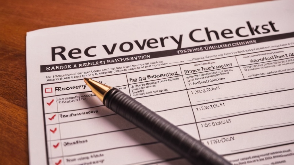 Photo Recovery Checklist