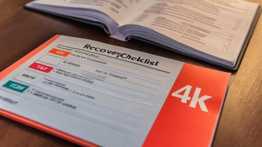 Photo Recovery Checklist