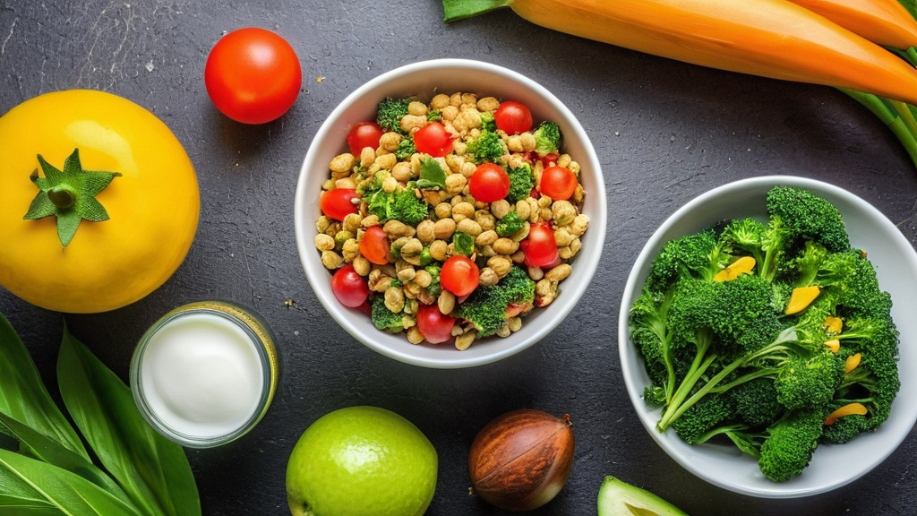 Photo plant-based sports nutrition