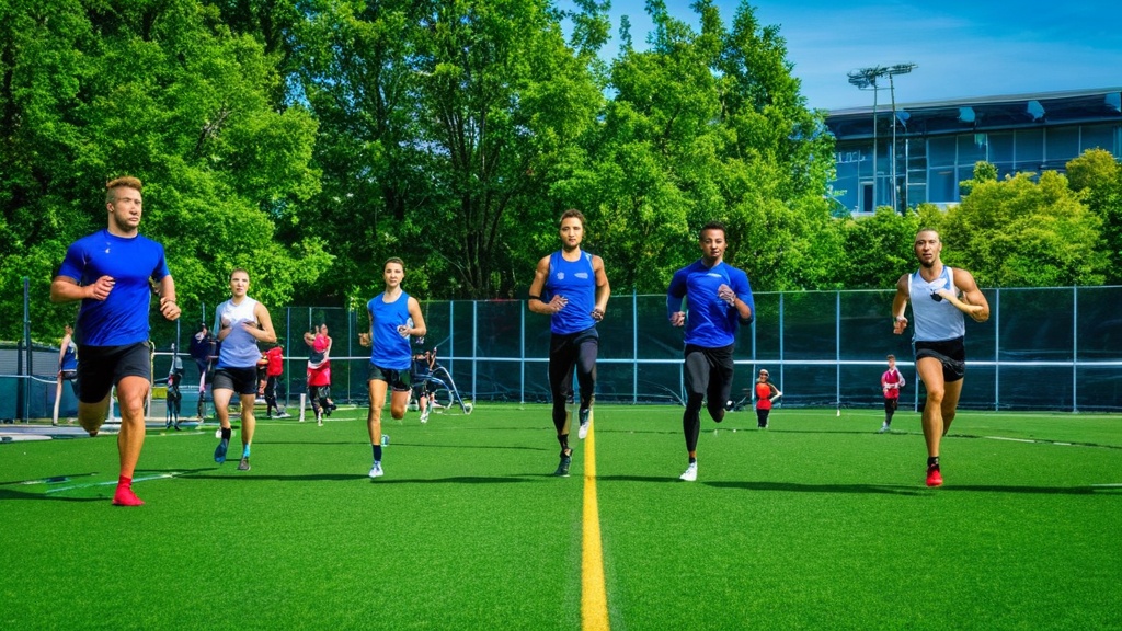 Photo HRV athletes training