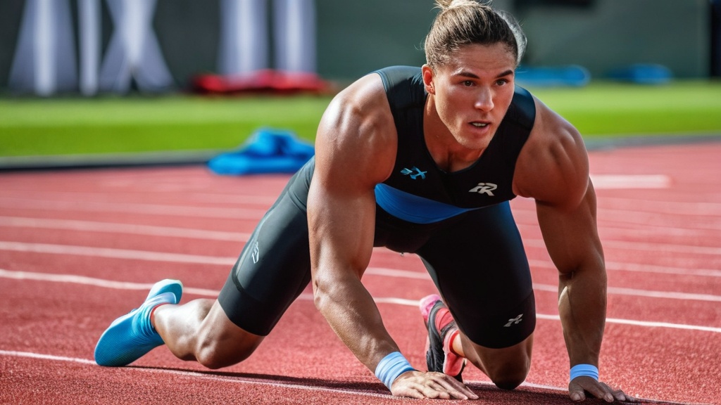 Photo compression recovery athletes